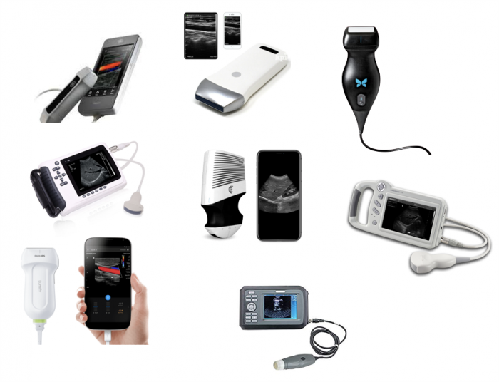 Handheld ultrasound devices