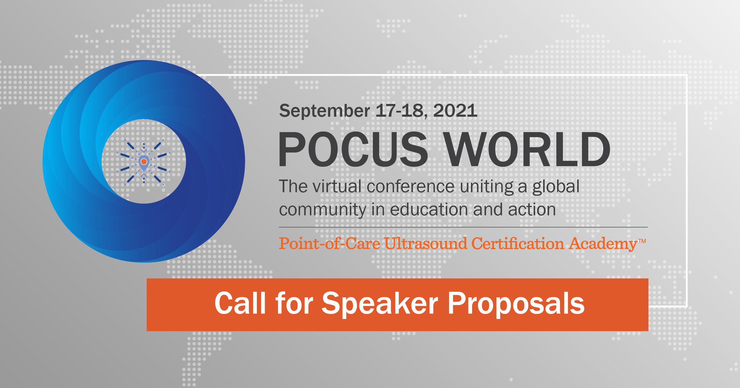 Help Shape the 2021 POCUS World Virtual Conference PointofCare