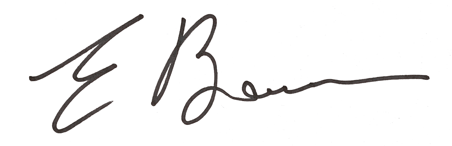 Dr Ed Brauer Signature