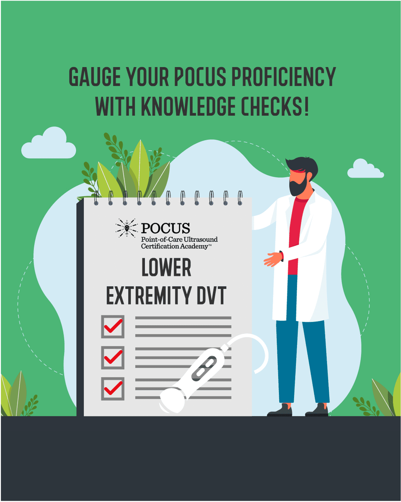 DVT knowledge check graphic
