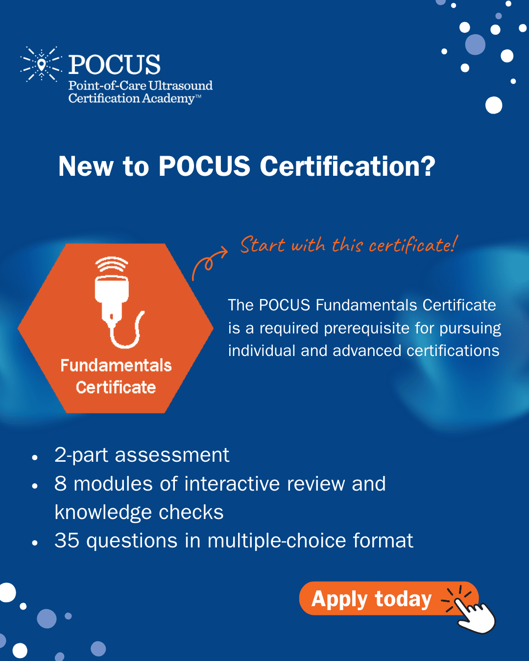Fundamentals certification overview