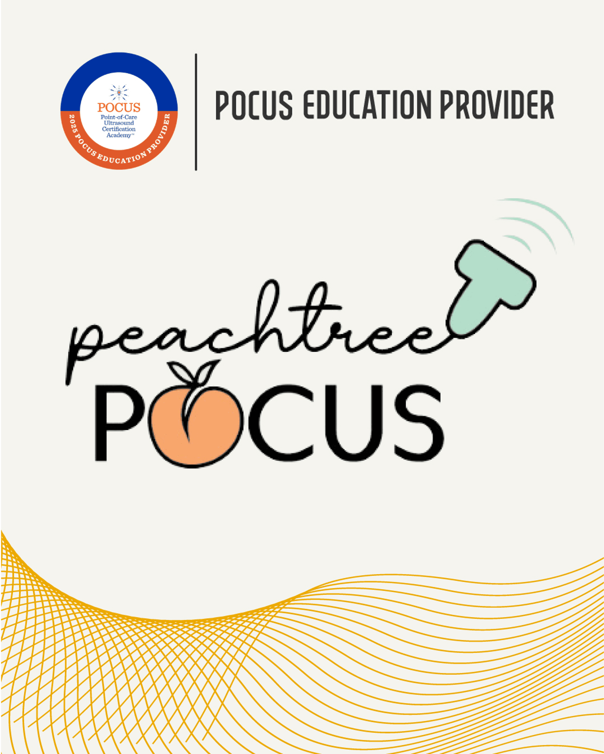 Peachtree POCUS graphic