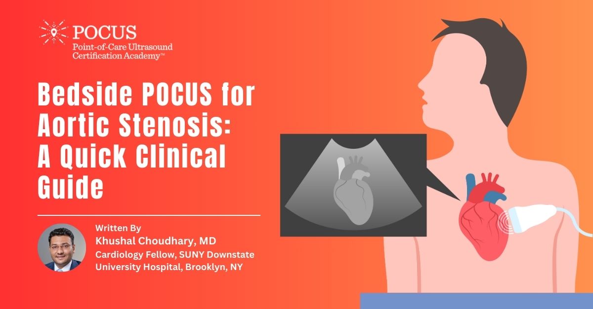 POCUS for aortic stenosis blog graphic