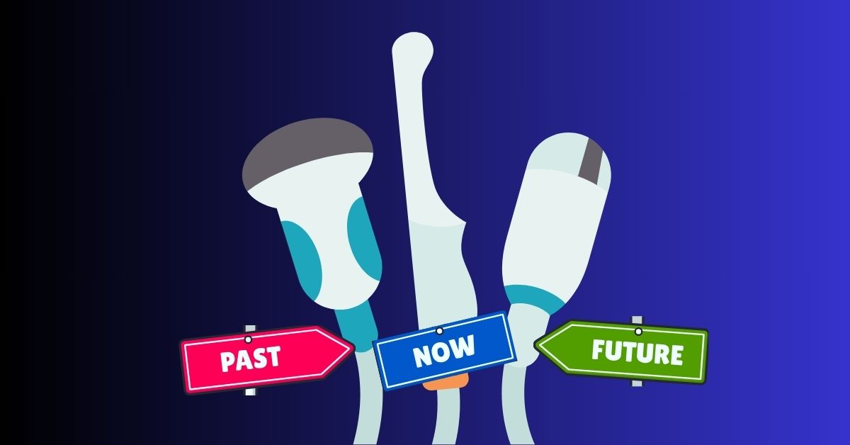 Past, present, future graphic