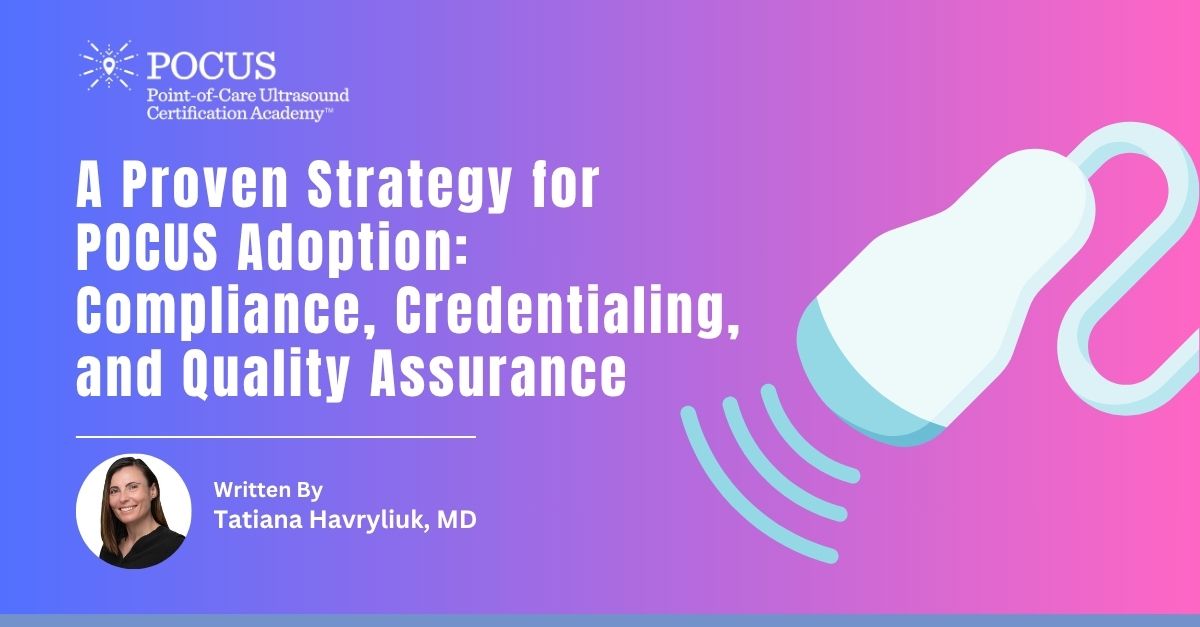 POCUS strategy blog graphic