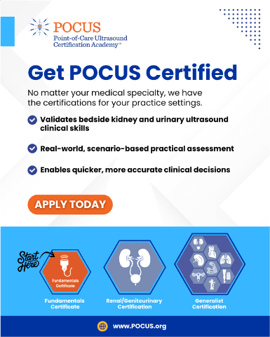 Renal certification graphic
