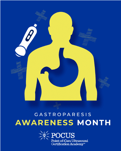 Gastroparesis awareness graphic