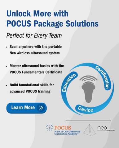 Graphic of POCUS package solutions