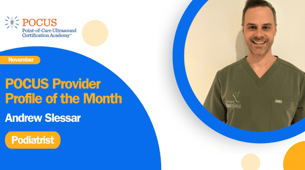 Head shot of Andrew Slessar November provider profile