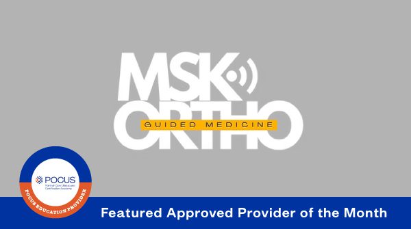 POCUS education provider MSKortho logo