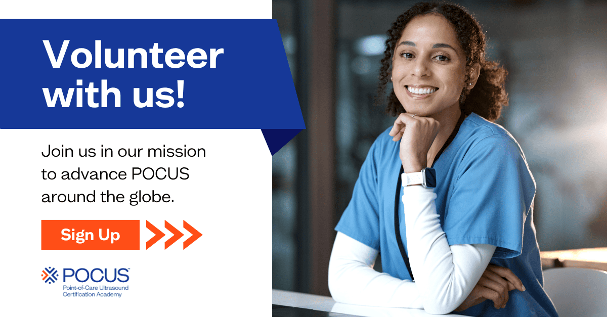 Volunteer with POCUS Certification Acadmey