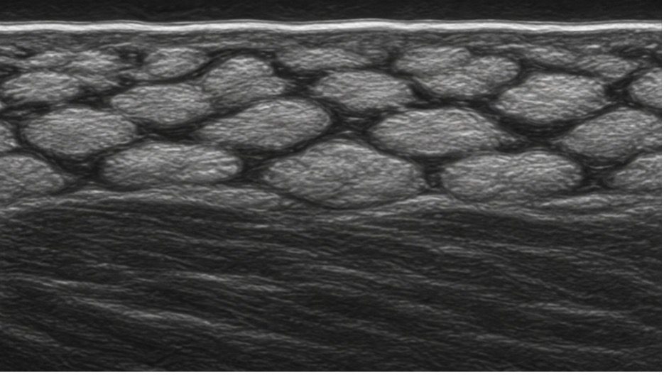 Diagrammatic representation of cobble stone pattern in cellulitis
